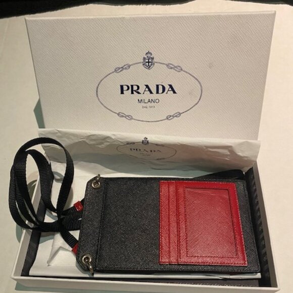 Prada Saffiano Smartphone Card Holder - Picture 2 of 4